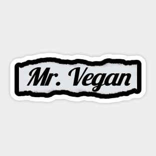 I'm Mr Vegan Sticker